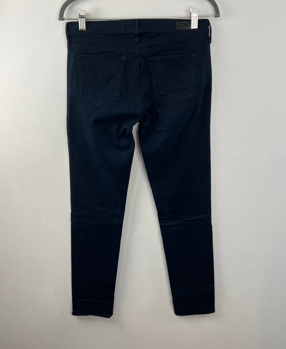 AG Adriano Goldschmied Blue Dark Wash The Stilt Cigarette Leg Jeans Size 28